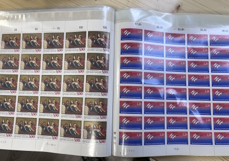 1908-2001, Collection de timbres neufs de France en