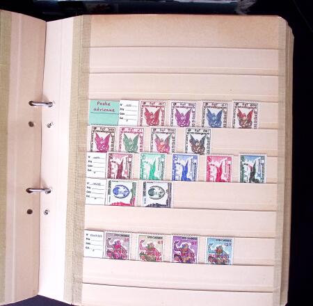 1890-1950, Très beau stock de timbres neufs des colonies