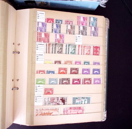 1890-1950, Très beau stock de timbres neufs des colonies