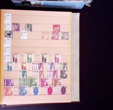 1890-1950, Très beau stock de timbres neufs des colonies