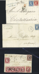1854-1875, Sélection de 14 lettres dont n°14Ai 20c