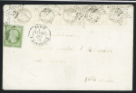 1854-1875, Sélection de 14 lettres dont n°14Ai 20c