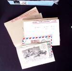 1878-1958 Lot de 57 cartes et lettres cachets militaires : Algérie, Indochine, Corée et divers camps (La Courtine, Bitche...), B/TB
