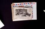 1878-1958 Lot de 57 cartes et lettres cachets militaires : Algérie, Indochine, Corée et divers camps (La Courtine, Bitche...), B/TB