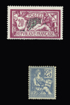 1900-1930, Sélection de 6 timbres : n°114, 123,