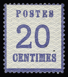 1849-1880, Sélection de 35 timbres classiques neufs,