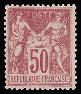 1849-1880, Sélection de 35 timbres classiques neufs,