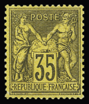 1849-1880, Sélection de 35 timbres classiques neufs,