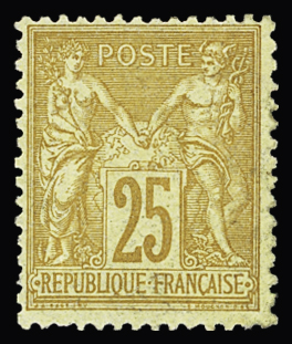 1849-1880, Sélection de 35 timbres classiques neufs,