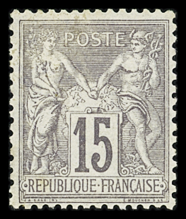 1849-1880, Sélection de 35 timbres classiques neufs,