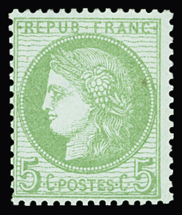 1849-1880, Sélection de 35 timbres classiques neufs,