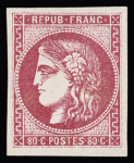 1849-1880, Sélection de 35 timbres classiques neufs,