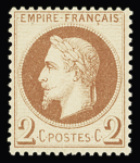 1849-1880, Sélection de 35 timbres classiques neufs,