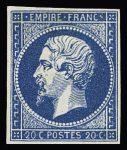 1849-1880, Sélection de 35 timbres classiques neufs,