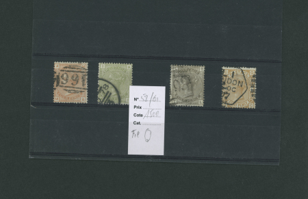 1843-1910, Mostly used selection of GREAT BRITAIN Queen