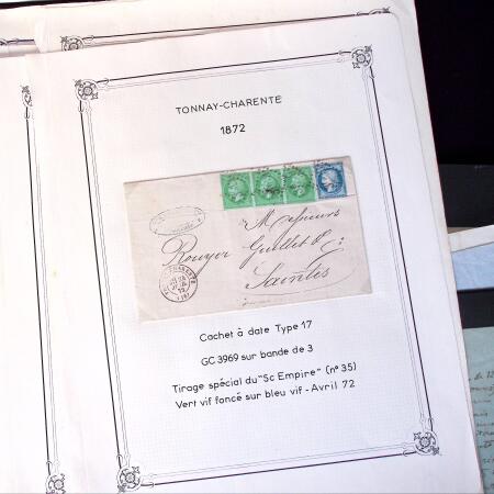 1800-1900, Lettres variées dont Chine 1894-1905, entier