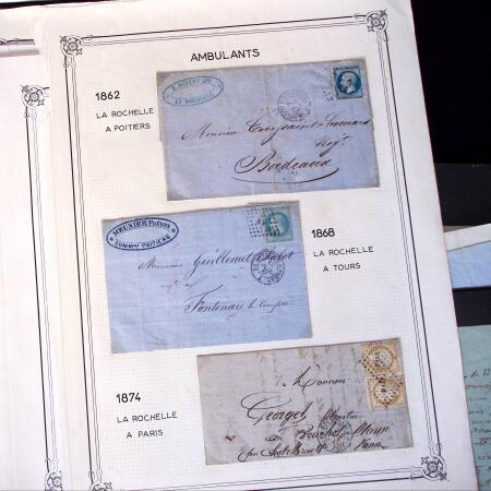 1800-1900, Lettres variées dont Chine 1894-1905, entier