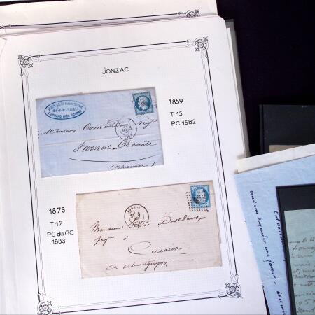 1800-1900, Lettres variées dont Chine 1894-1905, entier
