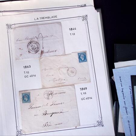1800-1900, Lettres variées dont Chine 1894-1905, entier