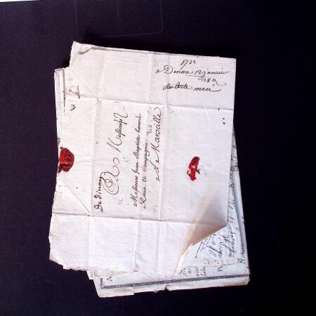 1800-1900, Lettres variées dont Chine 1894-1905, entier