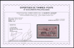 N°264a 1f25 rose-rouge, variété surcharge renversée,