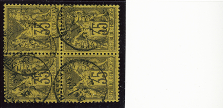 1876-1899 Emission Sage, très joli stock sur cartes, en