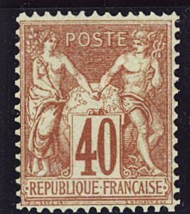 1876-1899 Emission Sage, très joli stock sur cartes, en
