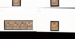 1876-1899 Emission Sage, très joli stock sur cartes, en