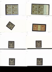 1876-1899 Emission Sage, très joli stock sur cartes, en