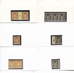 1876-1899 Emission Sage, très joli stock sur cartes, en