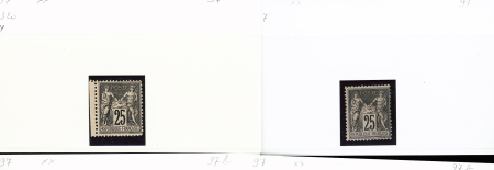 1876-1899 Emission Sage, très joli stock sur cartes, en