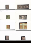 1876-1899 Emission Sage, très joli stock sur cartes, en