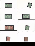 1876-1899 Emission Sage, très joli stock sur cartes, en