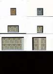 1876-1899 Emission Sage, très joli stock sur cartes, en