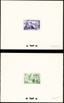 N° 325 et 333 épreuve de luxe et épreuve couleur