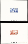 N° 325 et 333 épreuve de luxe et épreuve couleur