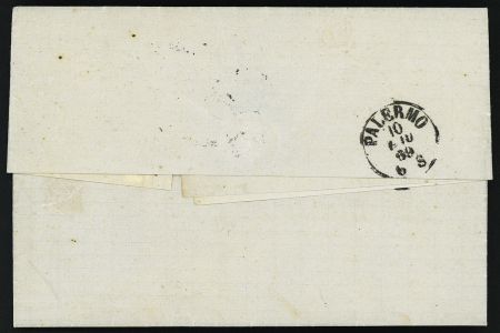 N°31 40c orange (pd) obl. ancre bleue sur lettre de