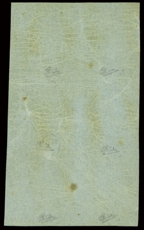 N°11 1c olive Napoléon III, bloc de 6, *, voisins à droite, TB