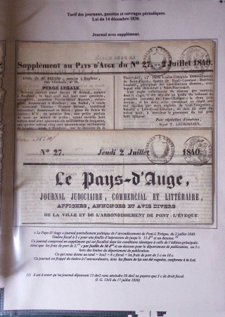 1828-1878, Collection sur la Taxation des imprimés sur +100 pages d'exposition, (la collection a été remaniée plusieurs fois et des pages changées), très bien expliquées, à