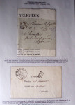 1828-1878, Collection sur la Taxation des imprimés sur +100 pages d'exposition, (la collection a été remaniée plusieurs fois et des pages changées), très bien expliquées, à
