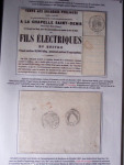 1828-1878, Collection sur la Taxation des imprimés sur +100 pages d'exposition, (la collection a été remaniée plusieurs fois et des pages changées), très bien expliquées, à