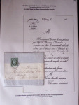 1828-1878, Collection sur la Taxation des imprimés sur +100 pages d'exposition, (la collection a été remaniée plusieurs fois et des pages changées), très bien expliquées, à