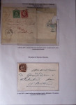 1828-1878, Collection sur la Taxation des imprimés sur +100 pages d'exposition, (la collection a été remaniée plusieurs fois et des pages changées), très bien expliquées, à