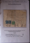 1828-1878, Collection sur la Taxation des imprimés sur +100 pages d'exposition, (la collection a été remaniée plusieurs fois et des pages changées), très bien expliquées, à