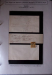1828-1878, Collection sur la Taxation des imprimés sur +100 pages d'exposition, (la collection a été remaniée plusieurs fois et des pages changées), très bien expliquées, à