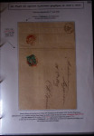 1828-1878, Collection sur la Taxation des imprimés sur +100 pages d'exposition, (la collection a été remaniée plusieurs fois et des pages changées), très bien expliquées, à