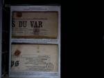 1828-1878, Collection sur la Taxation des imprimés sur +100 pages d'exposition, (la collection a été remaniée plusieurs fois et des pages changées), très bien expliquées, à