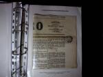 1828-1878, Collection sur la Taxation des imprimés sur +100 pages d'exposition, (la collection a été remaniée plusieurs fois et des pages changées), très bien expliquées, à