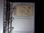 1828-1878, Collection sur la Taxation des imprimés sur +100 pages d'exposition, (la collection a été remaniée plusieurs fois et des pages changées), très bien expliquées, à