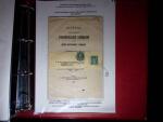 1828-1878, Collection sur la Taxation des imprimés sur +100 pages d'exposition, (la collection a été remaniée plusieurs fois et des pages changées), très bien expliquées, à